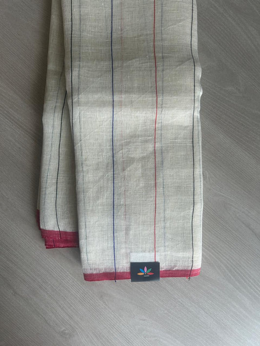 Tissue Linen Saree-23637,23639,23667