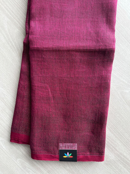 Handloom Fine Tissue Linen Saree -31280