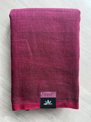 Handloom Fine Tissue Linen Saree -31280