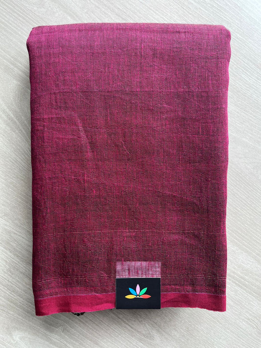 Handloom Fine Tissue Linen Saree -31280