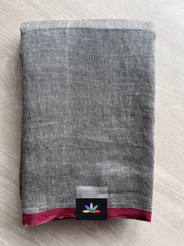 Handloom Fine Tissue Linen Saree -31281