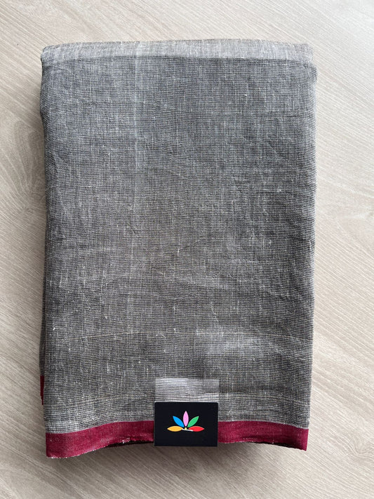 Handloom Fine Tissue Linen Saree -31281