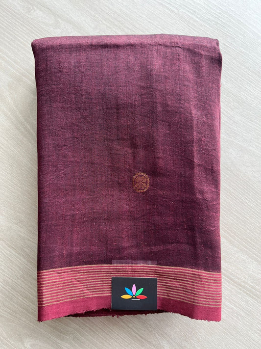 Handloom Premium Linen Jamdani Saree-31291