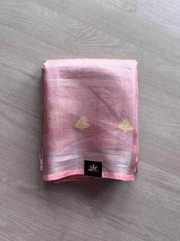 Designer Tissue Linen Sarees -12702