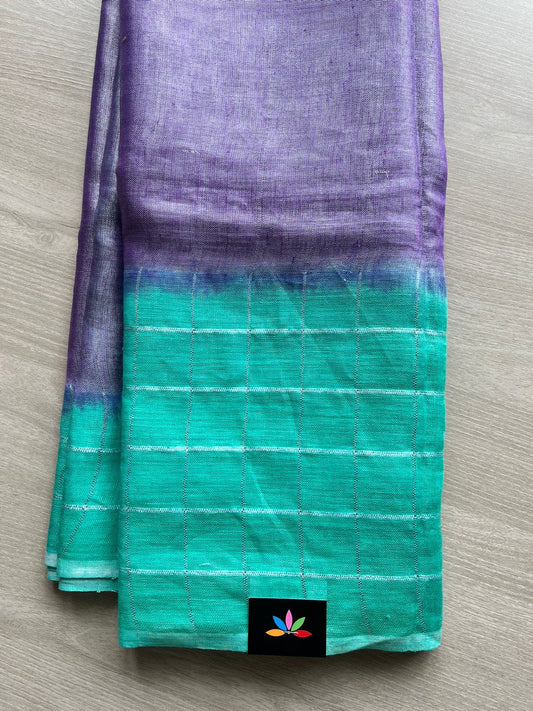 Designer Tissue Linen Sarees - 12707