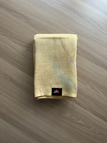 Handloom Fine Linen Jamdani Saree -14489