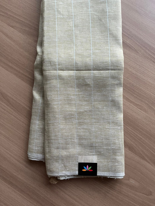 Simple Linen Saree -14463