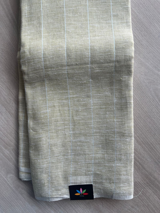 Simple Linen Saree -14463