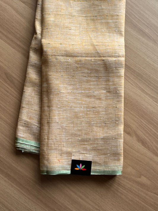 Simple Linen Saree -14482