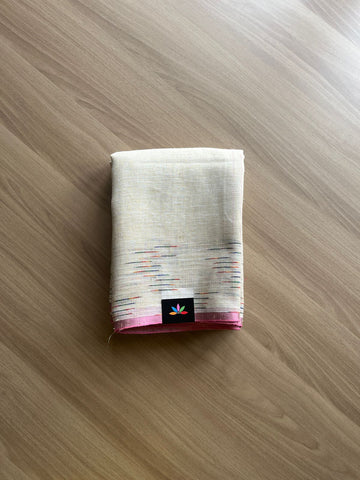 Simple Linen Saree -14726