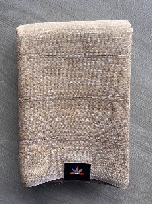 Simple Linen Saree -15475