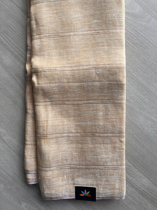 Simple Linen Saree -15475