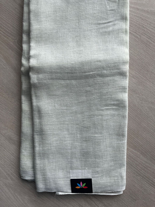 Simple Linen Saree -15478