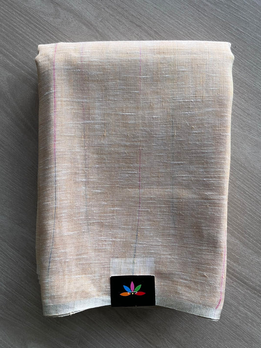 Simple Linen Saree -15484