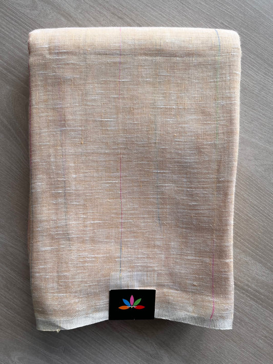 Simple Linen Saree -15484