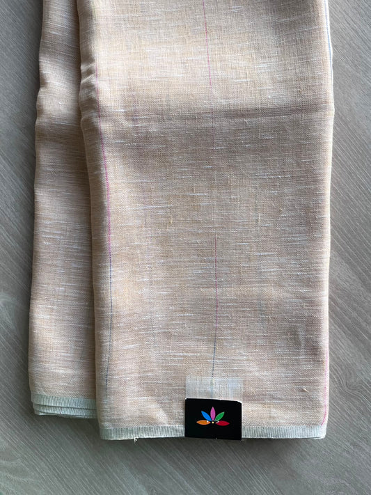 Simple Linen Saree -15484