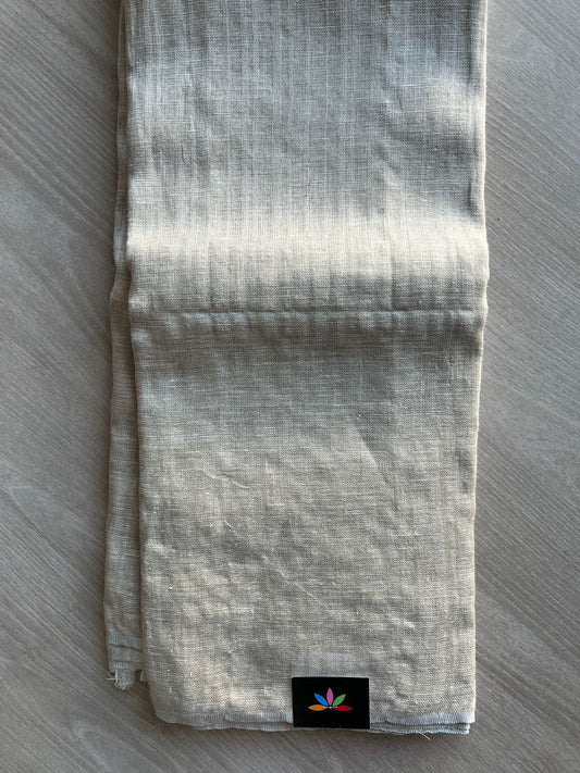 Simple Linen Saree -15540