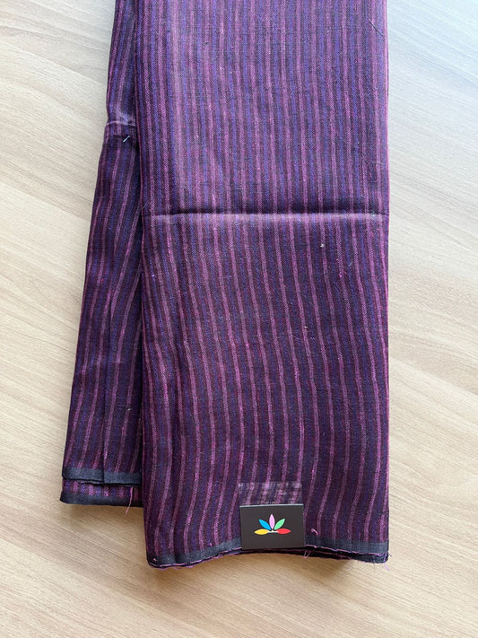 Simple Linen Saree -19160