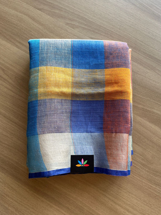 Simple Linen Saree -19177