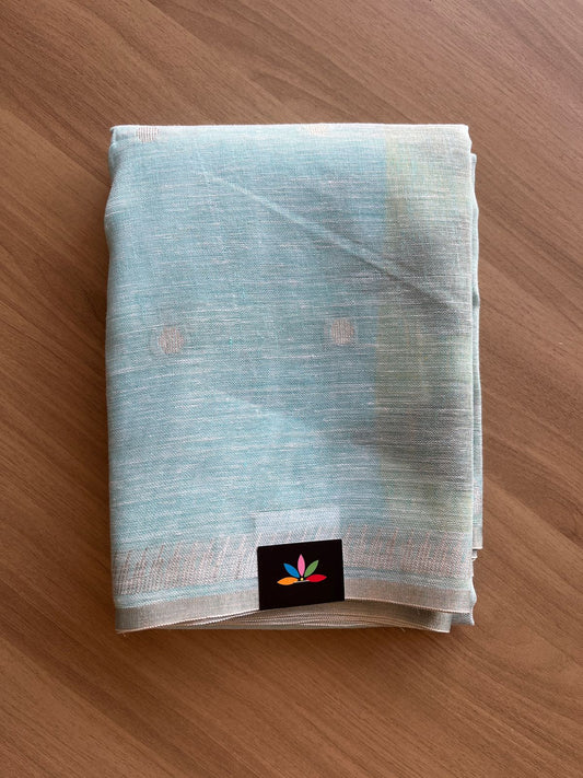 Simple Linen Saree -19178