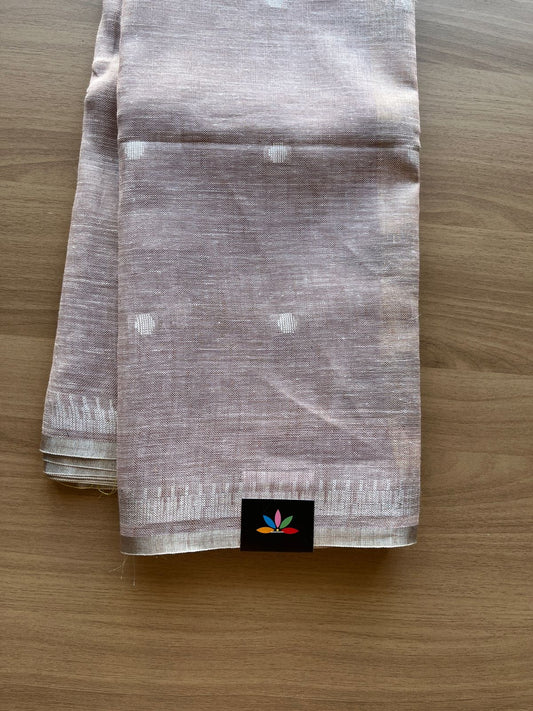 Simple Linen Saree -19179