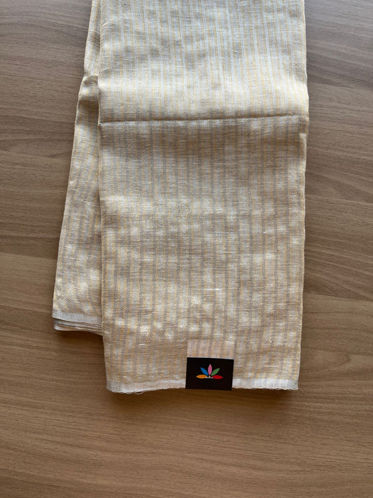 Simple Linen Saree -19180