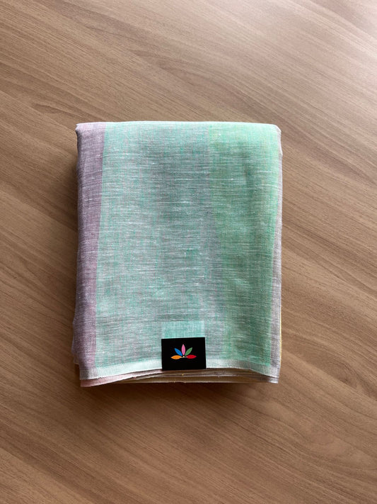 Simple Linen Saree -21351