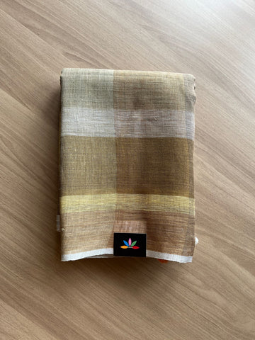 Simple Linen Saree -21352