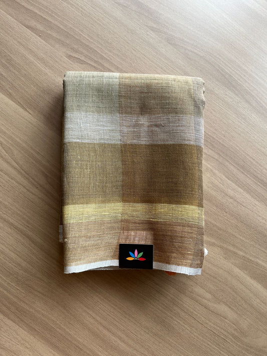Simple Linen Saree -21352