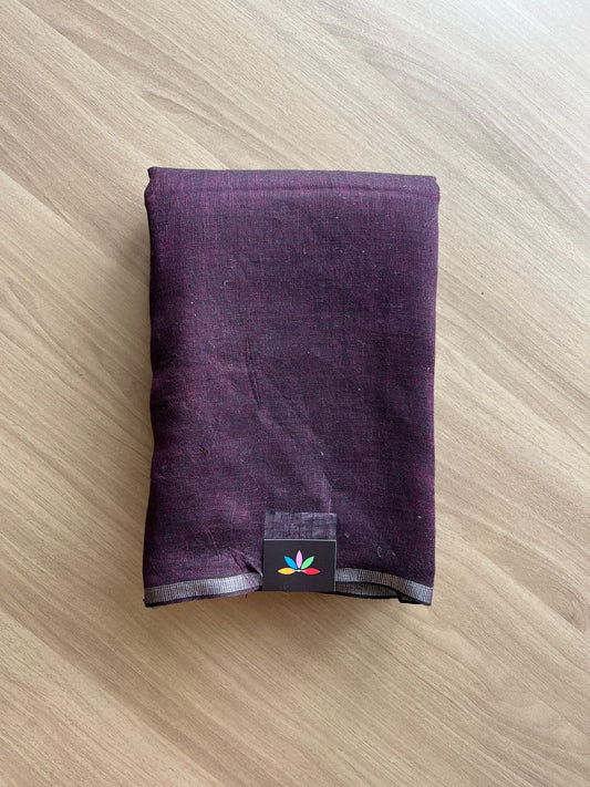 Simple Linen Saree -21353