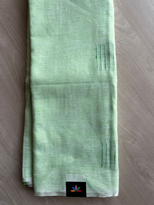 Simple Linen Saree- 26955