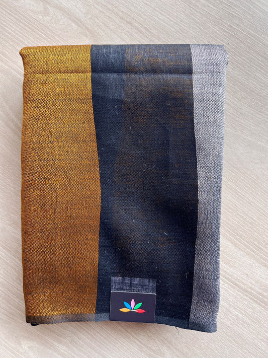 Simple Linen Saree- 26963