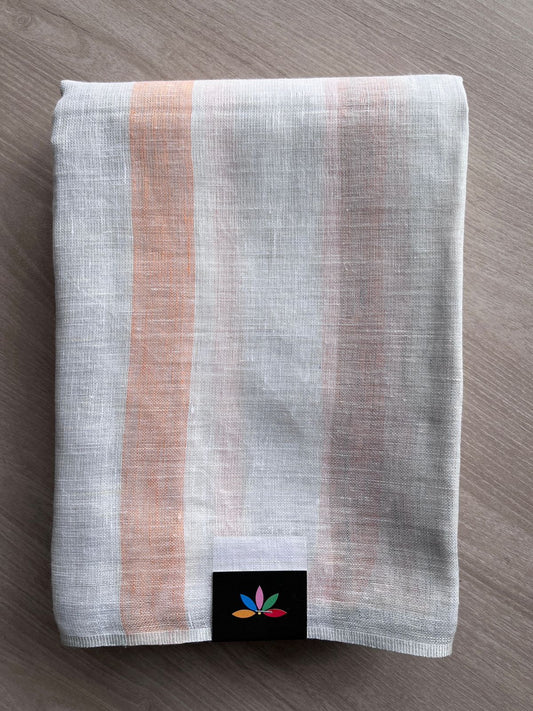 Simple Linen Saree- 26964