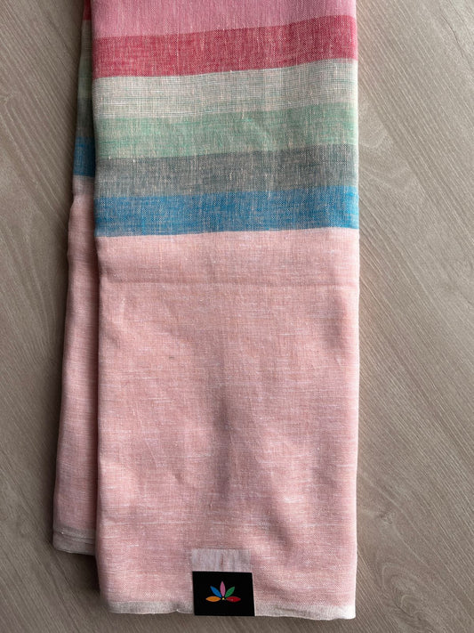Simple Linen Saree- 26973-26974