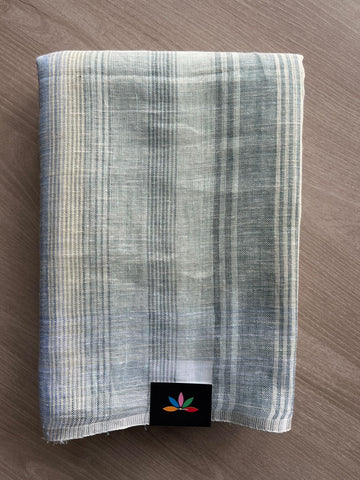 Multi Color Simple Linen Saree - 30772