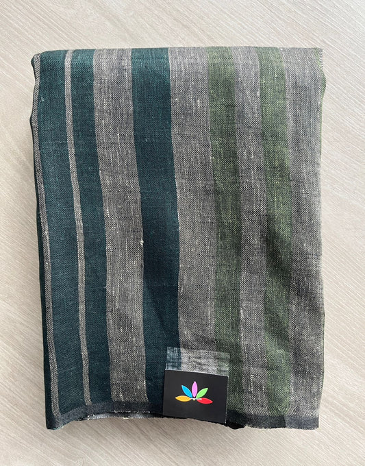 Simple Linen Saree - 30806-30807