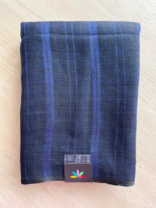 Simple Linen Saree - 33784-33785