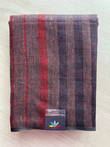 Simple Linen Saree - 33790-33791