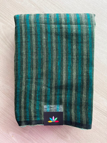 Simple Linen Saree - 33797