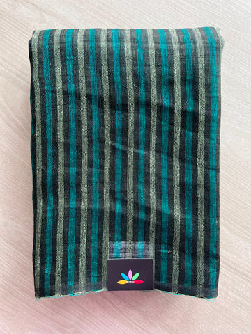 Simple Linen Saree - 33799