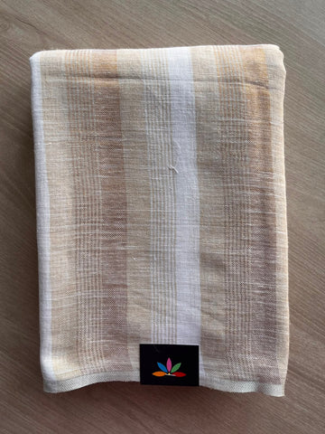 Simple Linen Saree - 33804-33805