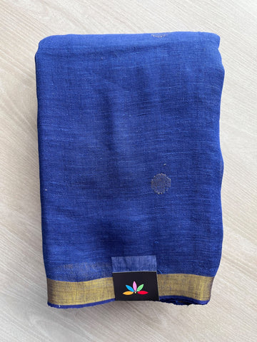Linen Jamdani Saree - 36500