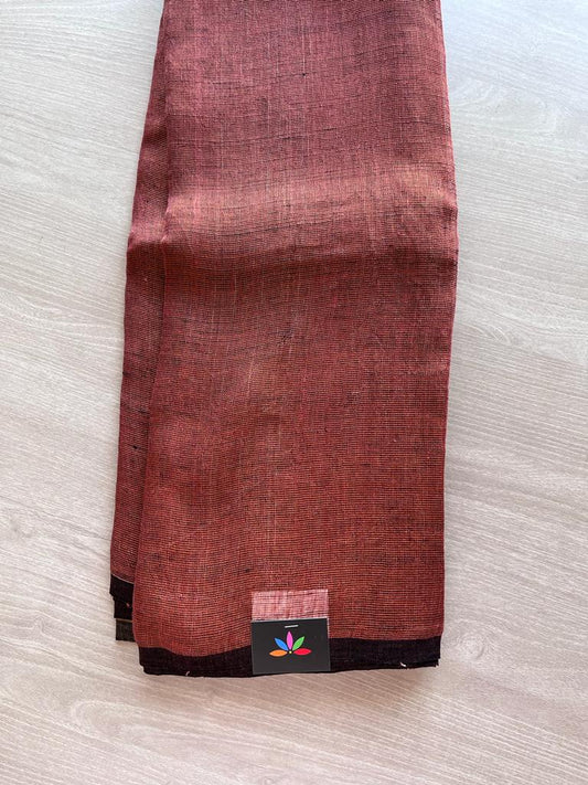 Handloom Tissue Linen Saree-9305