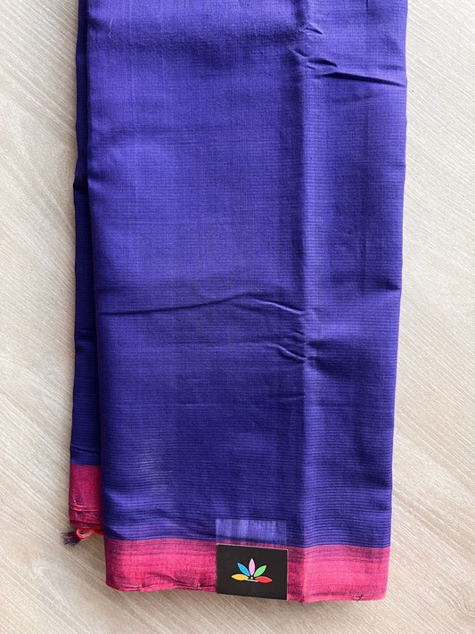 Solid Weave Handloom Mangalagiri Cotton Saree - 32148
