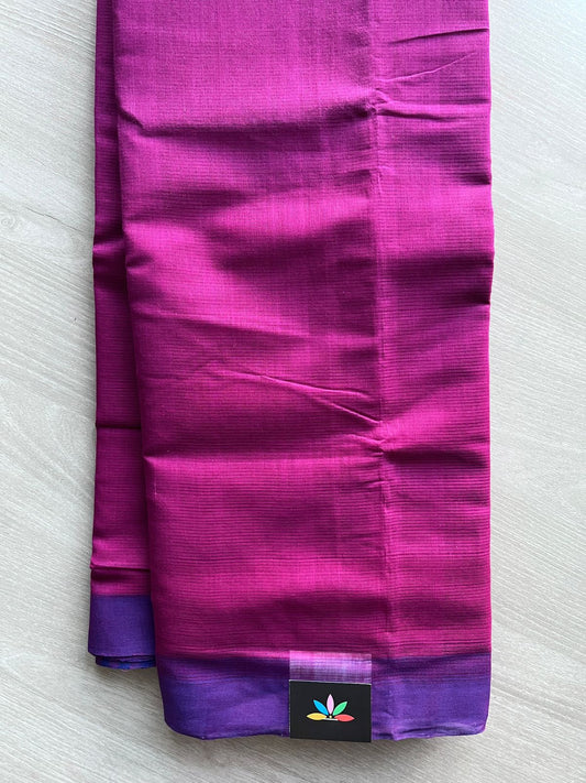Solid Weave Handloom Mangalagiri Cotton Saree - 32150