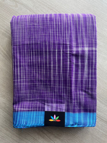 Simple Handloom Mangalagiri Cotton Saree - 32197