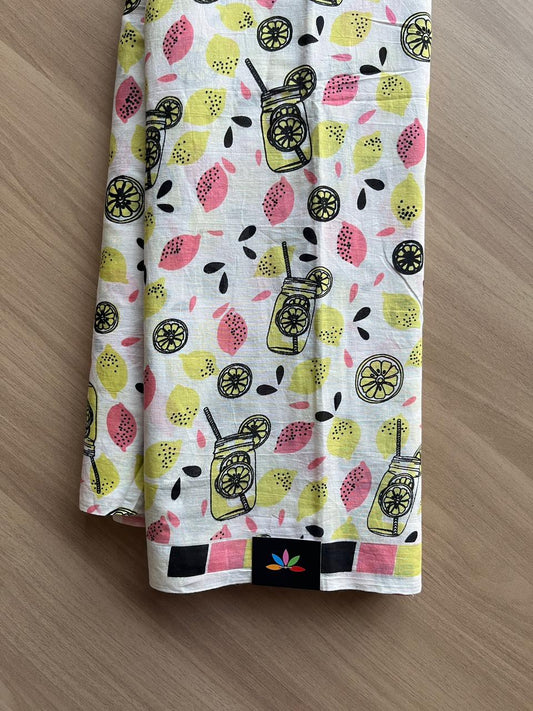 Quirky Printed Mul Cotton Saree-17206-17210