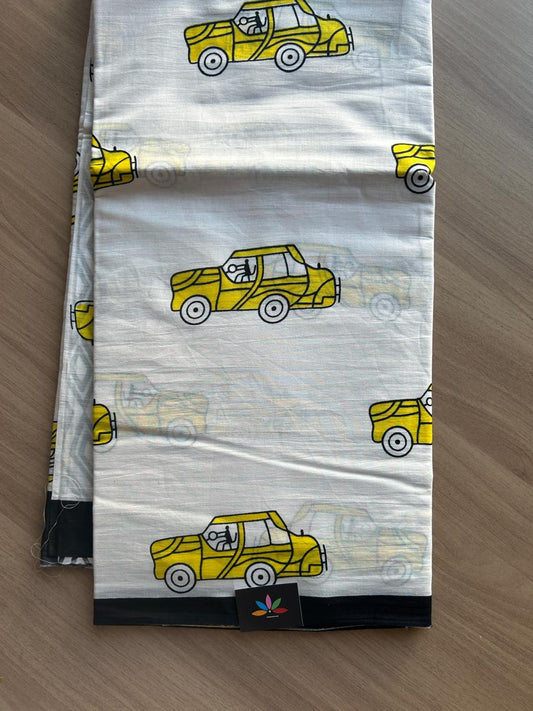 Quirky Printed Mul Cotton Saree-17221-17225