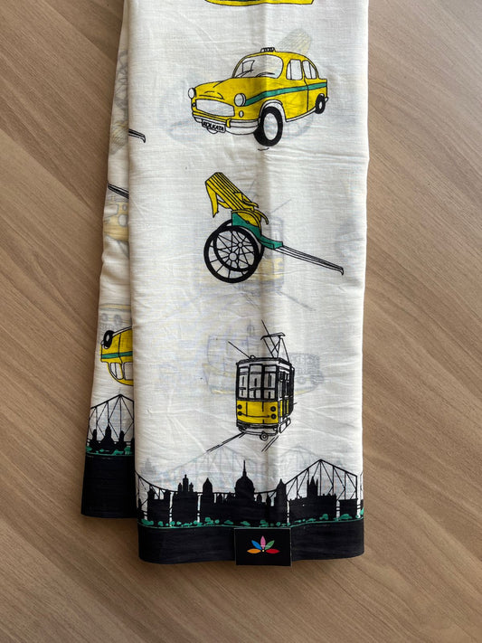 Quirky Printed Mul Cotton Saree-19234-19237