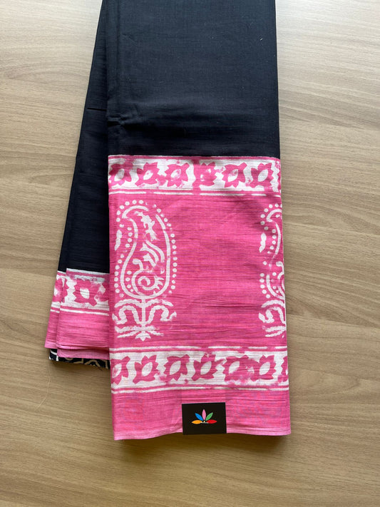 Screen Printed Mul Cotton Saree-20467-20471